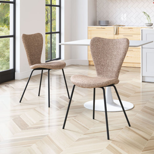 TOLLO DINING CHAIR BROWN