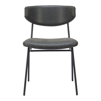CHARON DINING CHAIR VINTAGE BLACK