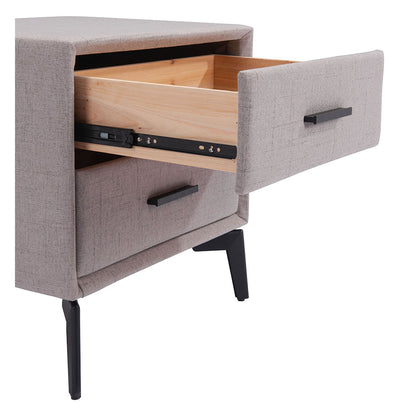 HALLE SIDE TABLE GRAY