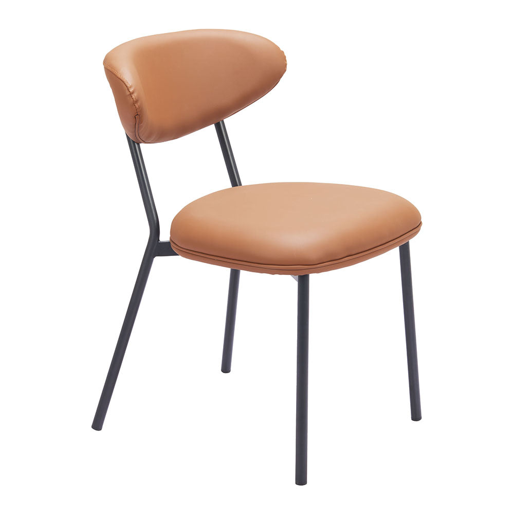 RORUN DINING CHAIR BROWN