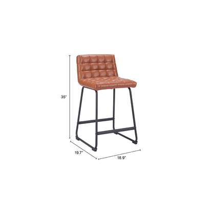PAGO COUNTER STOOL BROWN