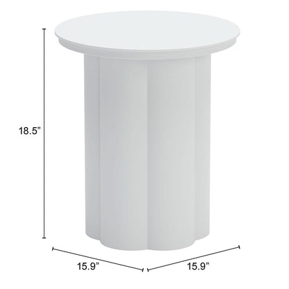KOGUR SIDE TABLE WHITE