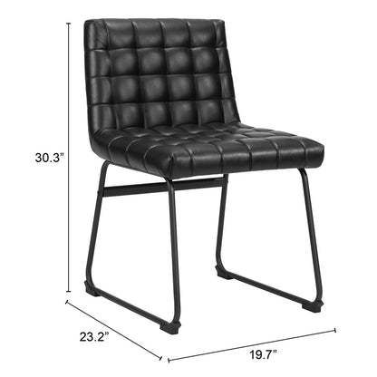PAGO DINING CHAIR BLACK