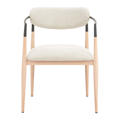 Equinox Dining Chair Oyster Gray & Natural