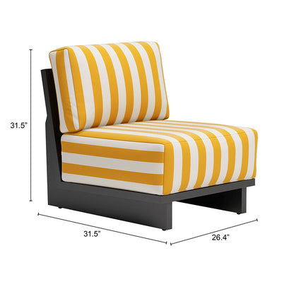 SHORELINE ACCENT CHAIR YELLOW