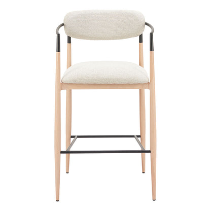 EQUINOX BARSTOOL OYSTER GRAY & NATURAL