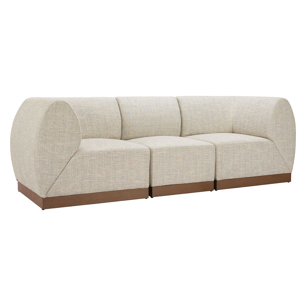 CHRISTY CORNER CHAIR BEIGE