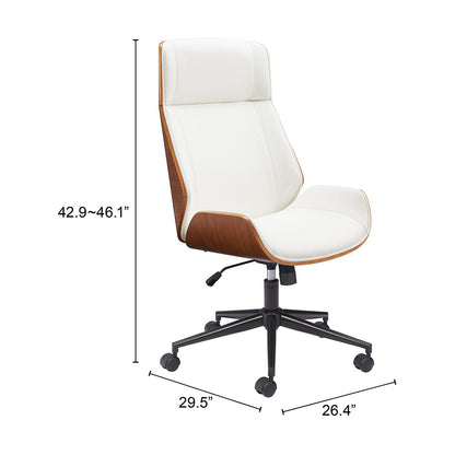FLEX HIGH BACK OFFICE CHAIR WHITE