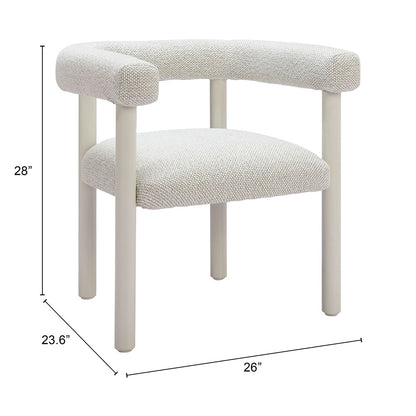 SUNBATH DINING CHAIR WHITE