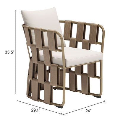 QUADRAT DINING CHAIR WHITE