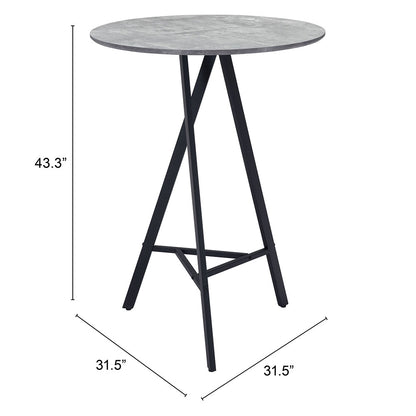 METZ BAR TABLE GRAY