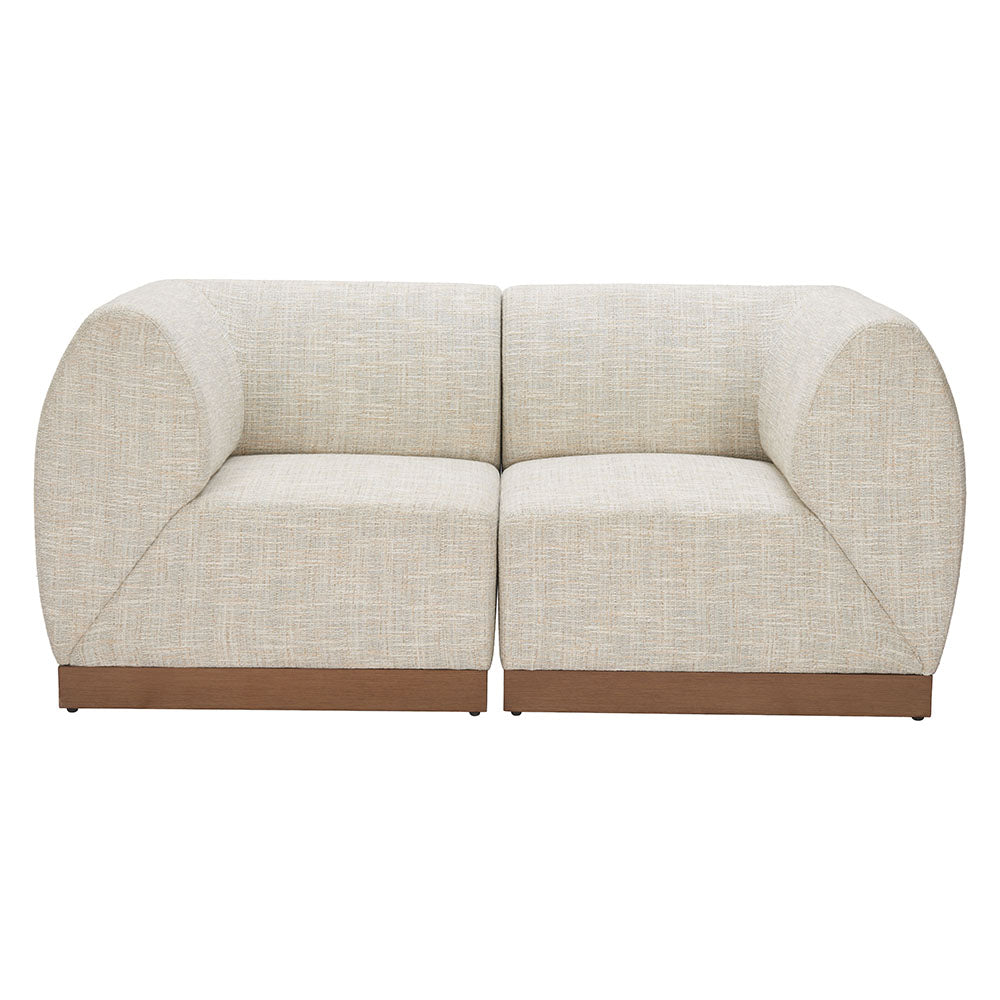 CHRISTY CORNER CHAIR BEIGE
