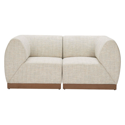 CHRISTY CORNER CHAIR BEIGE