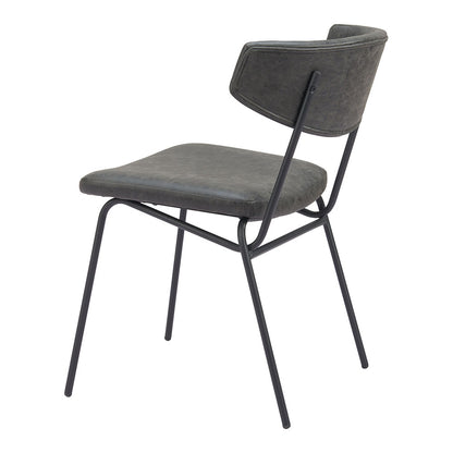 CHARON DINING CHAIR VINTAGE BLACK