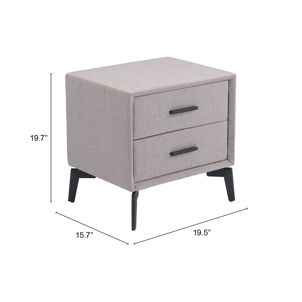 HALLE SIDE TABLE GRAY