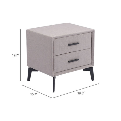HALLE SIDE TABLE GRAY