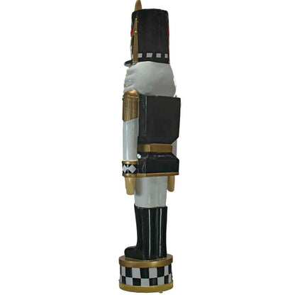 12FT BLACK & WHITE CHECKERED NUTCRACKERS