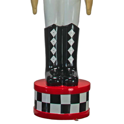 12FT RED & BLACK CHECKERED NUTCRACKERS