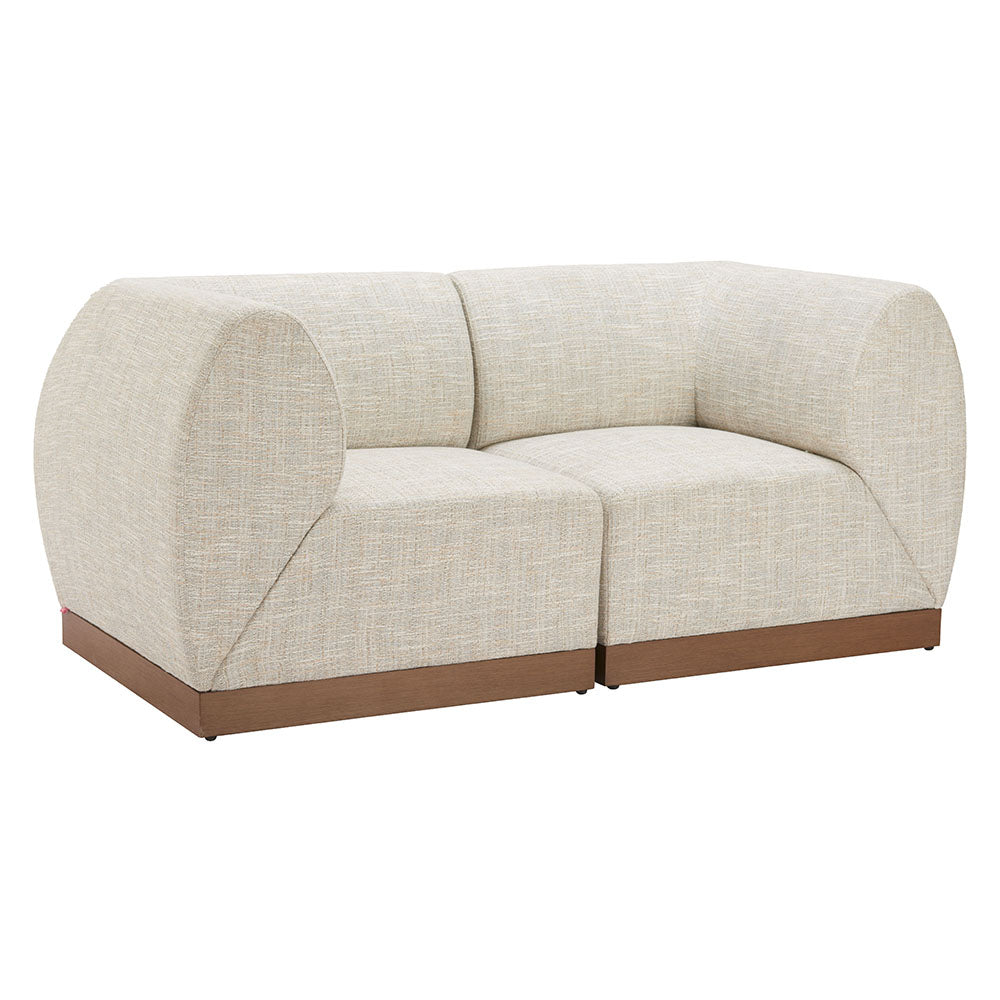 CHRISTY CORNER CHAIR BEIGE