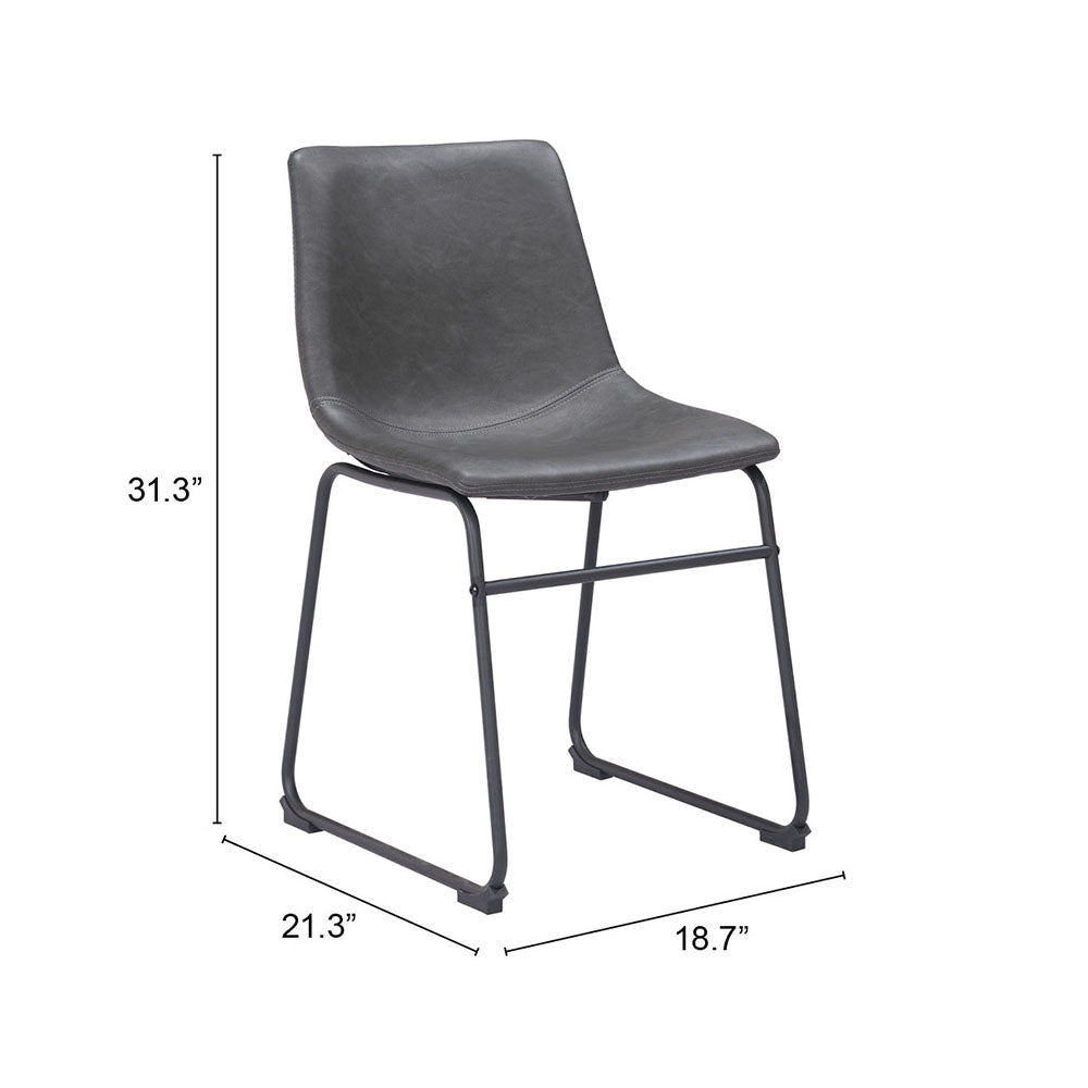 SMART DINING CHAIR CHARCOAL