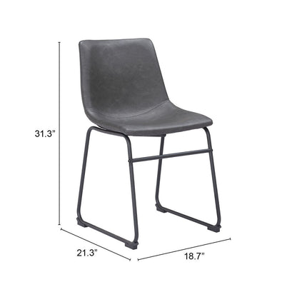 SMART DINING CHAIR CHARCOAL