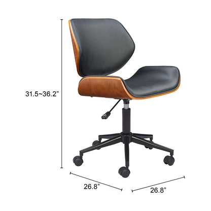 FLEX LOW BACK OFFICE CHAIR BLACK