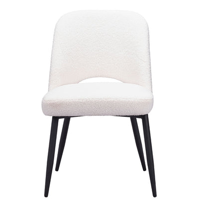 TEDDY DINING CHAIR IVORY