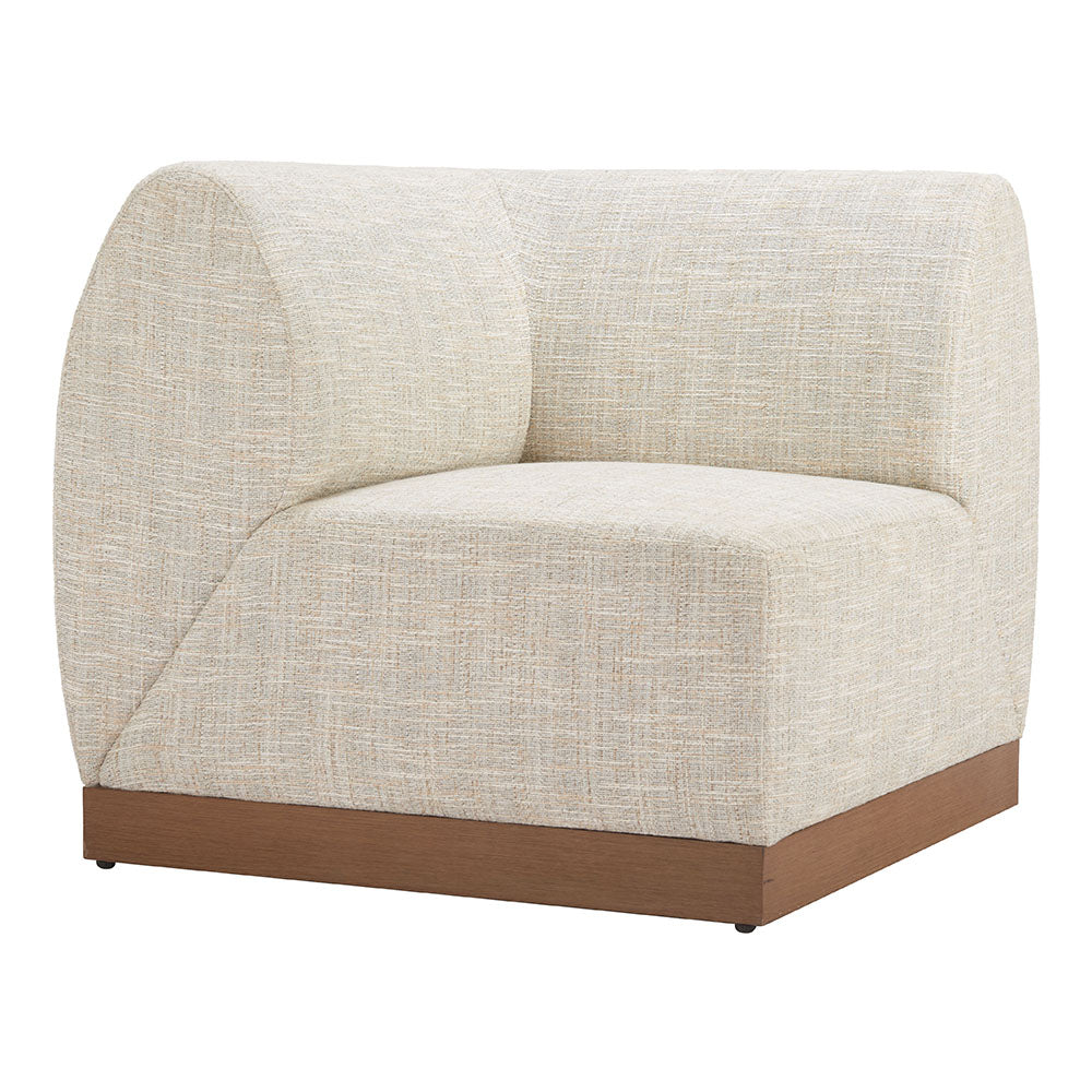 CHRISTY CORNER CHAIR BEIGE