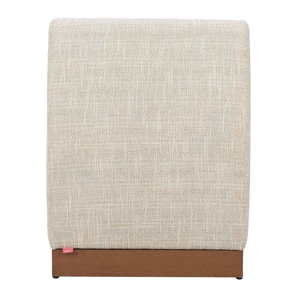 CHRISTY ARMLESS CHAIR BEIGE