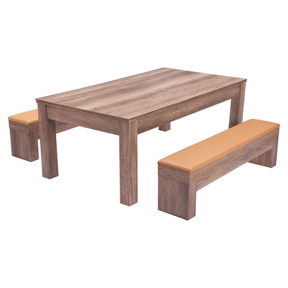 BONKER STORAGE BENCH BROWN