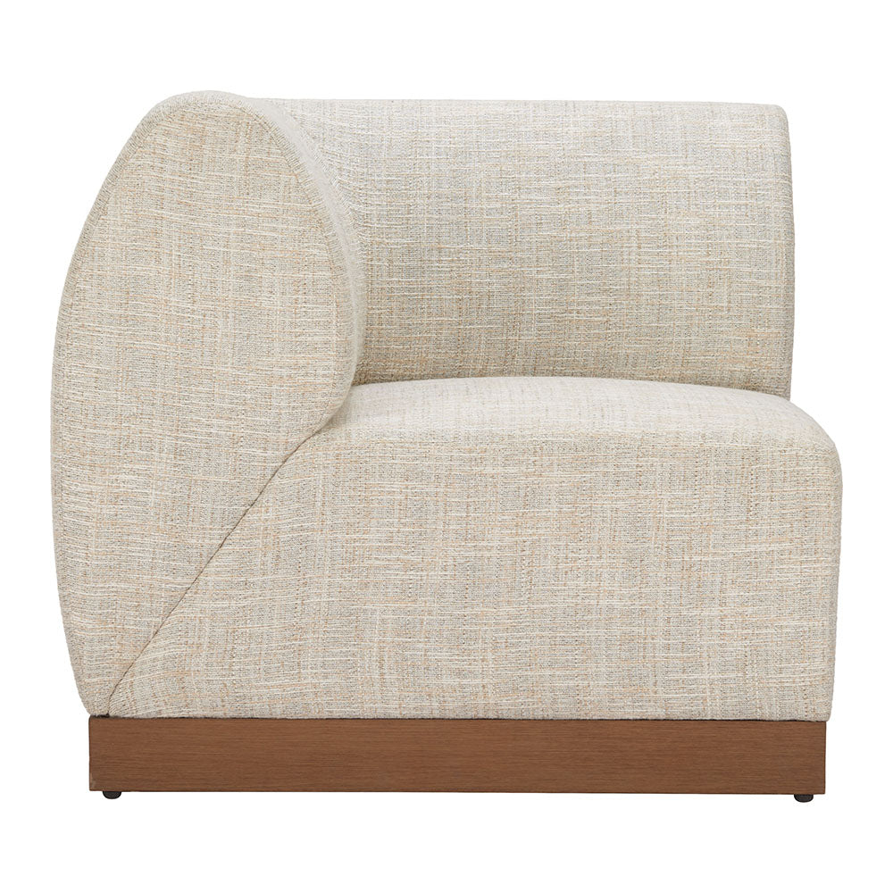 CHRISTY CORNER CHAIR BEIGE
