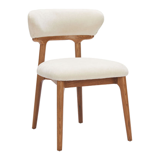 Cedar Dining Chair White & Walnut