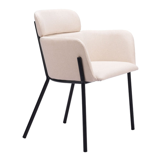 BREMOR DINING CHAIR BEIGE