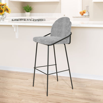 JAMBI BARSTOOL BLACK & WHITE