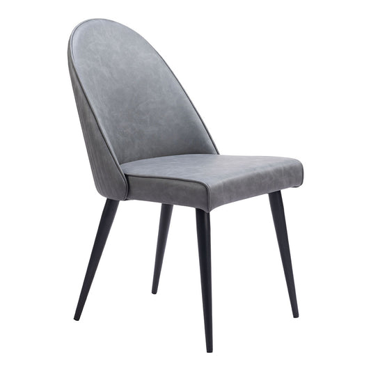 SILLOTH ARMLESS DINING CHAIR GRAY