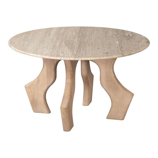 EDA COFFEE TABLE WHITE & NATURAL