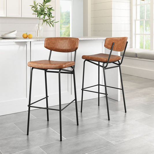 CHARON BARSTOOL VINTAGE BROWN