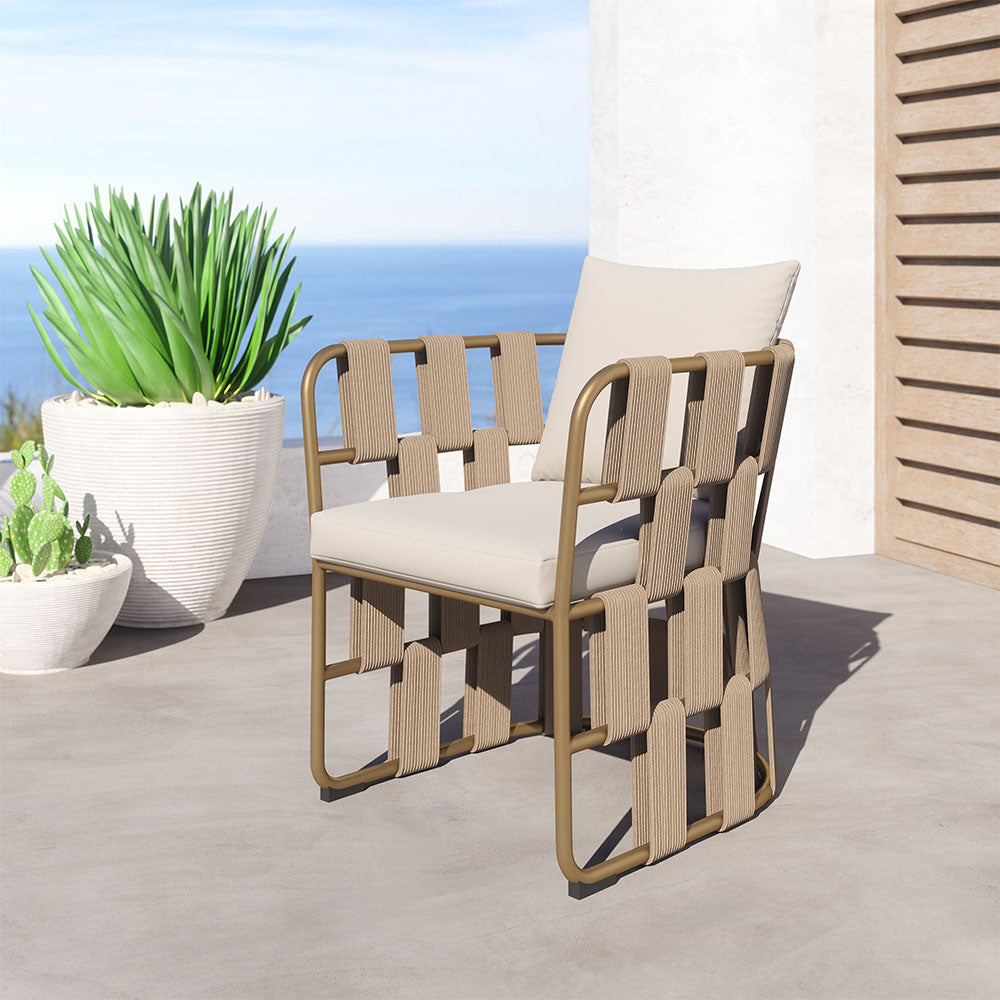 QUADRAT DINING CHAIR WHITE
