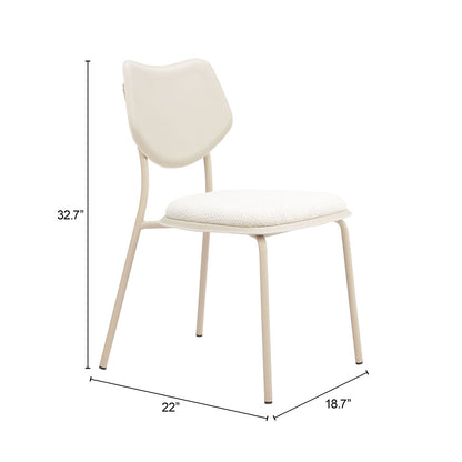 ZEAL DINING CHAIR LIGHT GRAY
