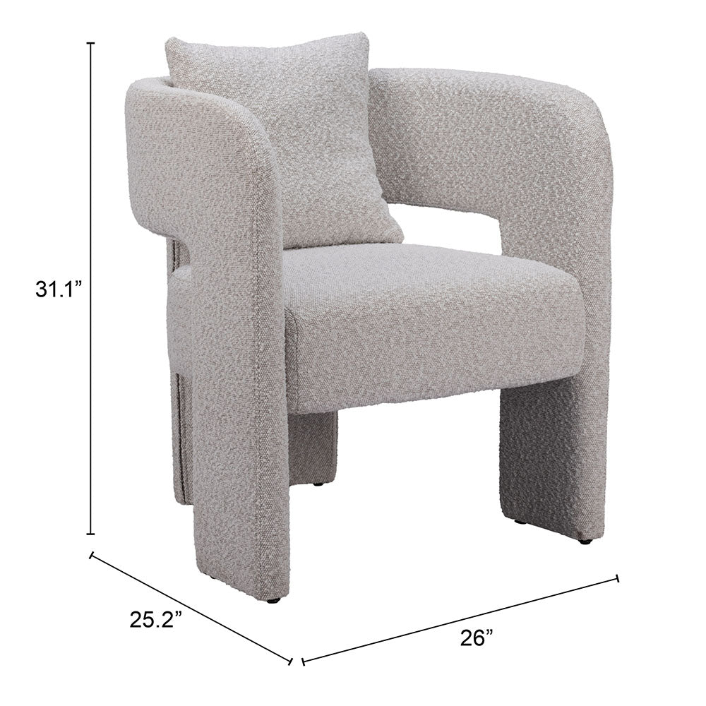MELILLA DINING CHAIR MISTY GRAY