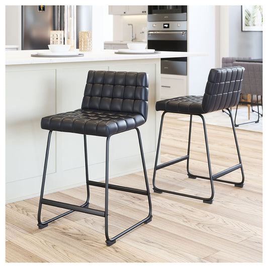 PAGO COUNTER STOOL BLACK