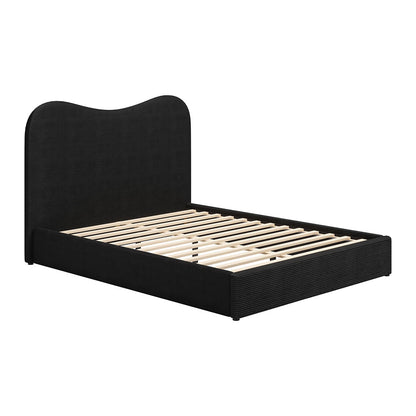 SELE QUEEN BED BLACK
