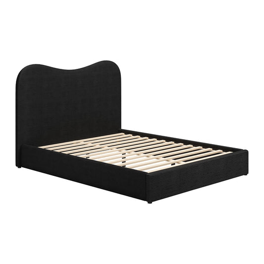 SELE QUEEN BED BLACK
