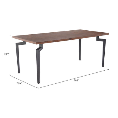 KANI DINING TABLE WALNUT