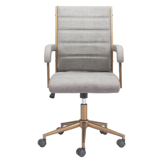 AUCTION OFFICE CHAIR GRAY