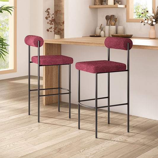 LIVORNO BARSTOOL RED & BRONZE