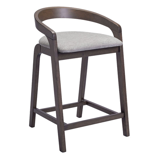 TROY COUNTER STOOL GRAY & ESPRESSO