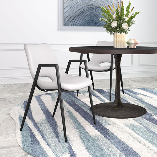 DESI DINING CHAIR WHITE