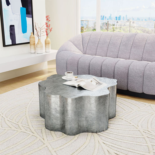 KORTHA COFFEE TABLE ANTIQUE SILVER