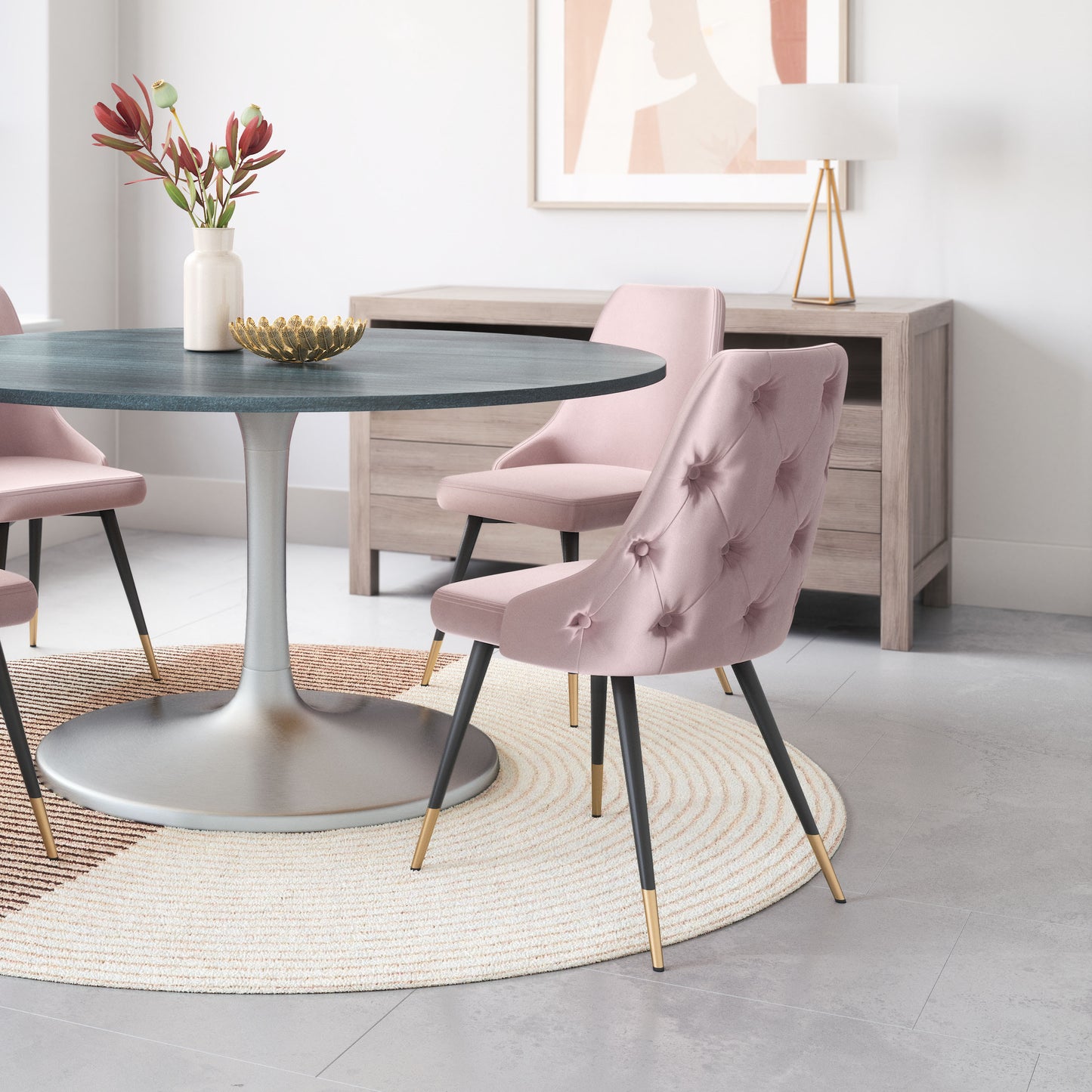 PICCOLO DINING CHAIR PINK